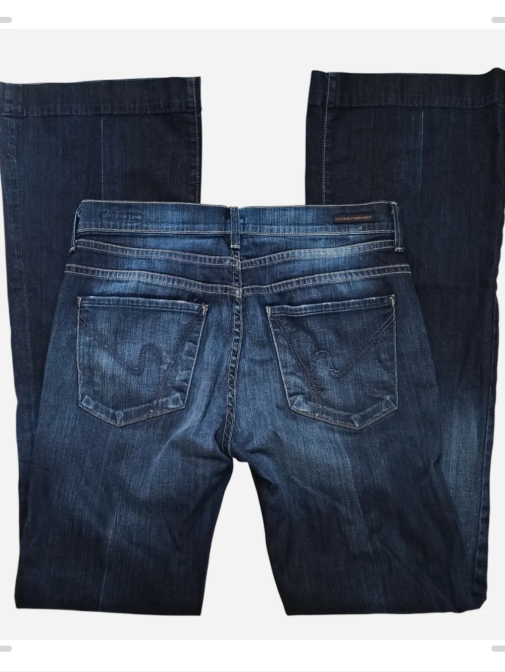 Citizens Of Humanity Hutton Mid Rise Wide Leg Jeans Women's 30 Retro Y2K Vibes - Picture 5 of 14